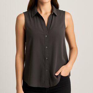H&M Charcoal‎ Sleeveless Blouse